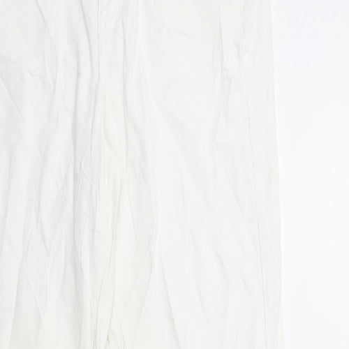 Lindex Womens White  Denim Straight Jeans Size 8 L32 in