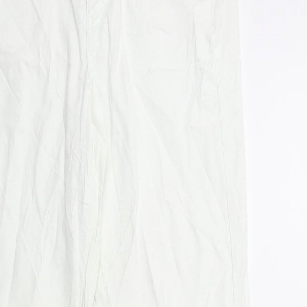 Lindex Womens White  Denim Straight Jeans Size 8 L32 in