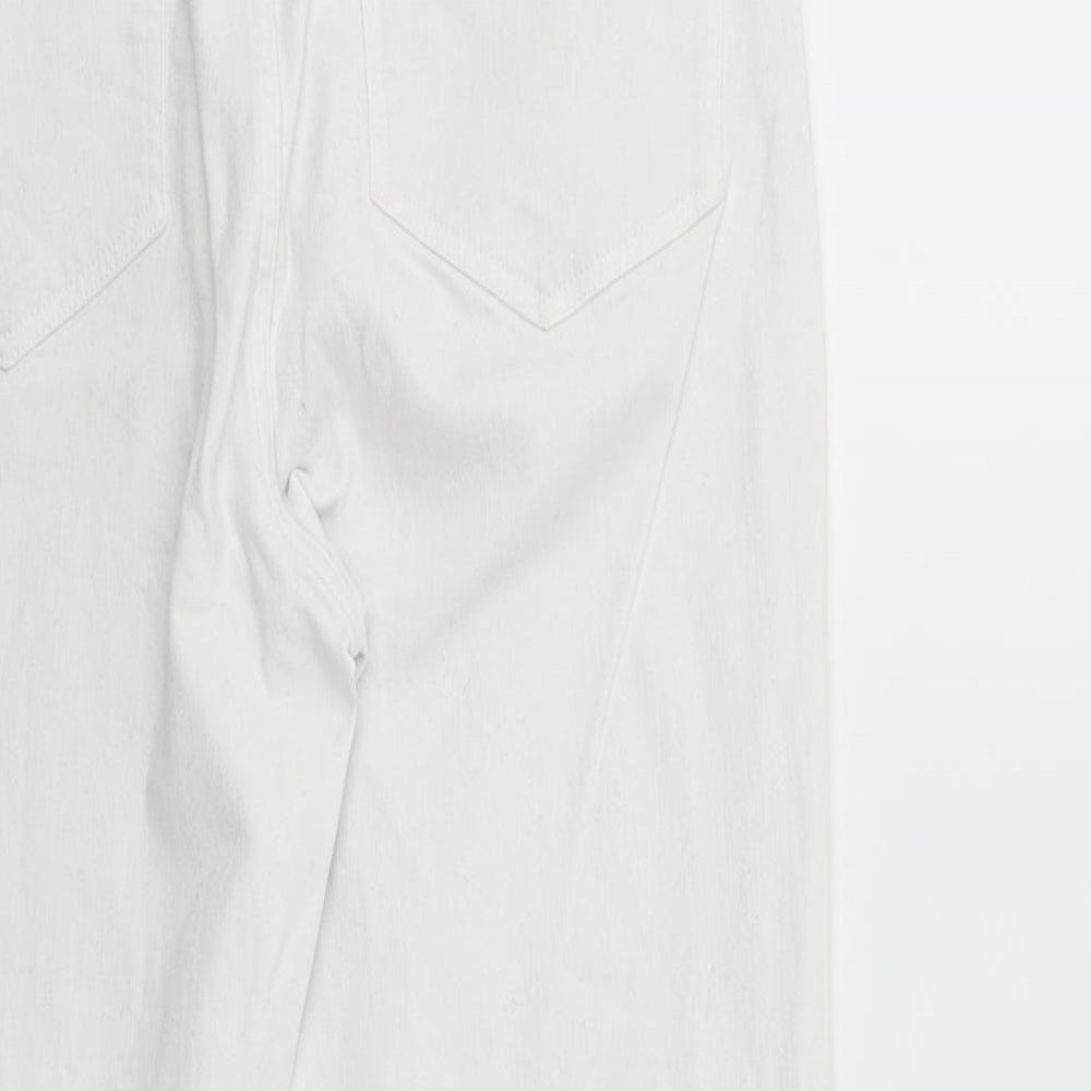 White Stuff Womens White  Denim Skinny Jeans Size 12 L24 in