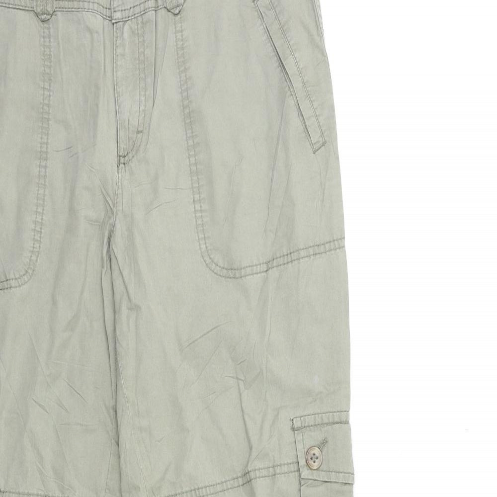 Esprit Womens Green   Cargo Trousers Size 14 L28 in