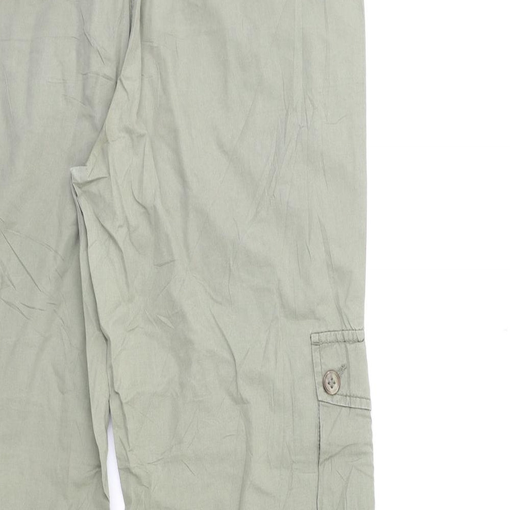Esprit Womens Green   Cargo Trousers Size 14 L28 in
