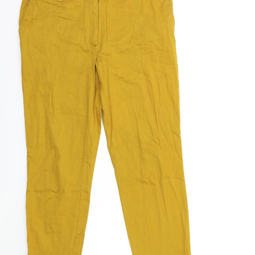 H&M Womens Brown   Trousers  Size 12 L26 in