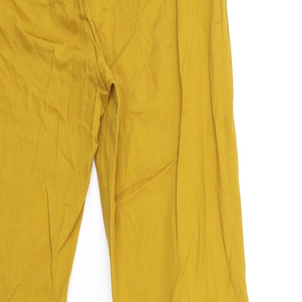 H&M Womens Brown   Trousers  Size 12 L26 in