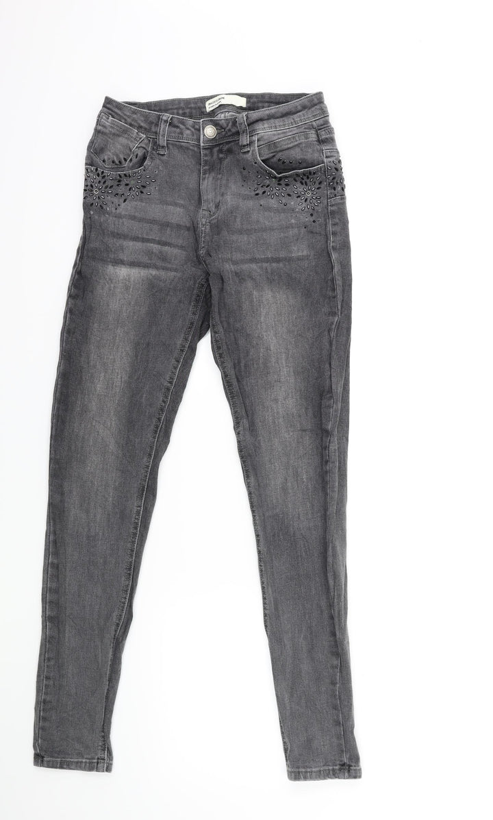 ghiaccio & limone Womens Black  Denim Skinny Jeans Size S L28 in