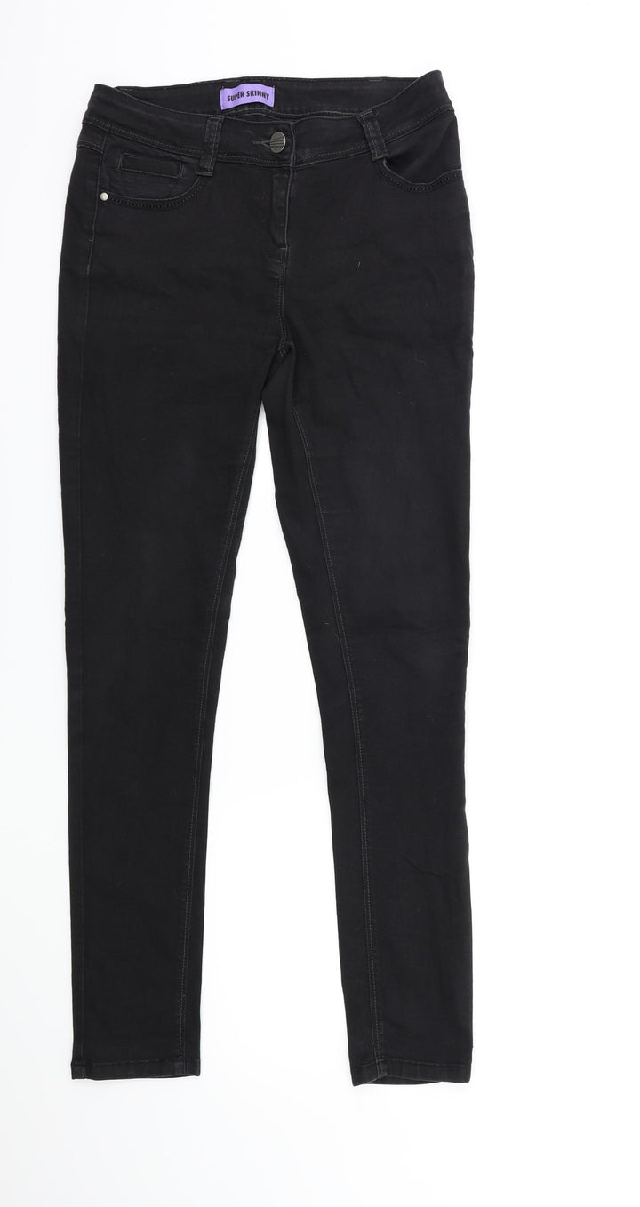 George Womens Black Denim Skinny Jeans Size 10 L29 in