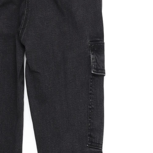 NEXT Womens Black  Denim Skinny Jeans Size 10 L28 in