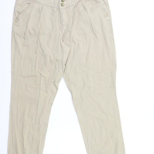 Preworn Womens Beige   Trousers  Size 30 in L25 in