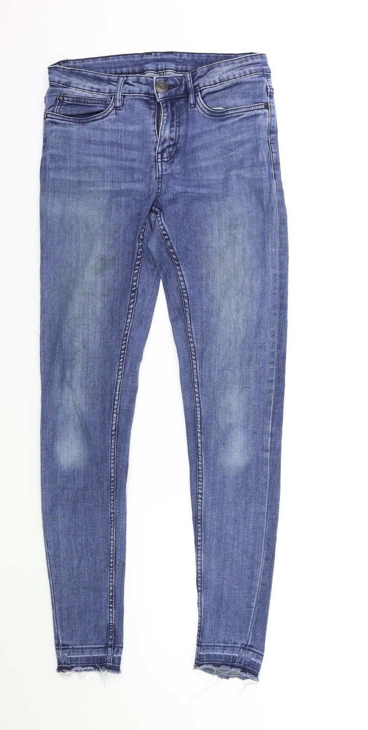 Preworn Womens Blue  Denim Skinny Jeans Size 26 in L28 in