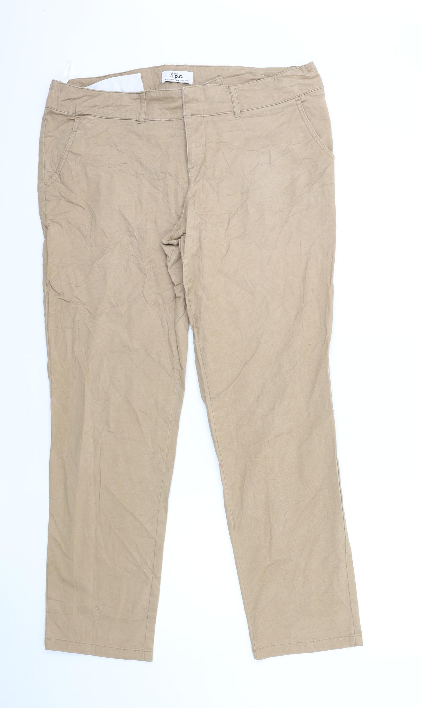 BPC Womens Brown   Chino Trousers Size 20 L28 in