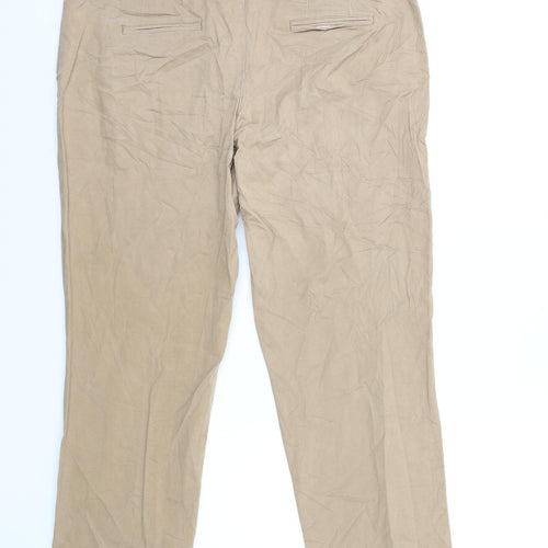 BPC Womens Brown   Chino Trousers Size 20 L28 in