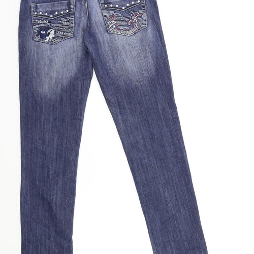 Reverse Womens Blue  Denim Skinny Jeans Size 10 L30 in