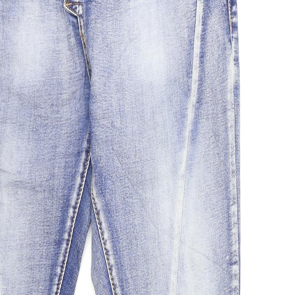 Girl VIVI Womens Blue  Denim Skinny Jeans Size 12 L29 in