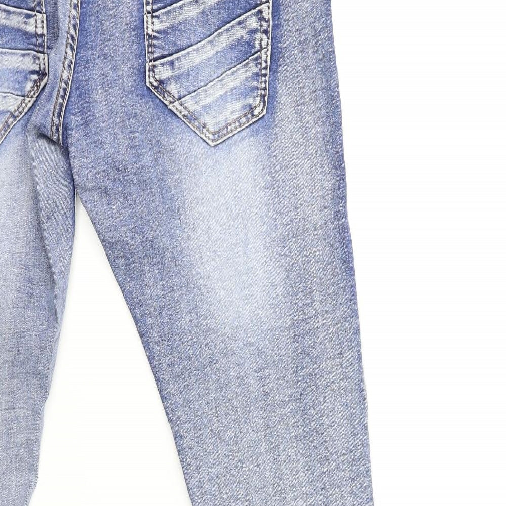 Girl VIVI Womens Blue  Denim Skinny Jeans Size 12 L29 in