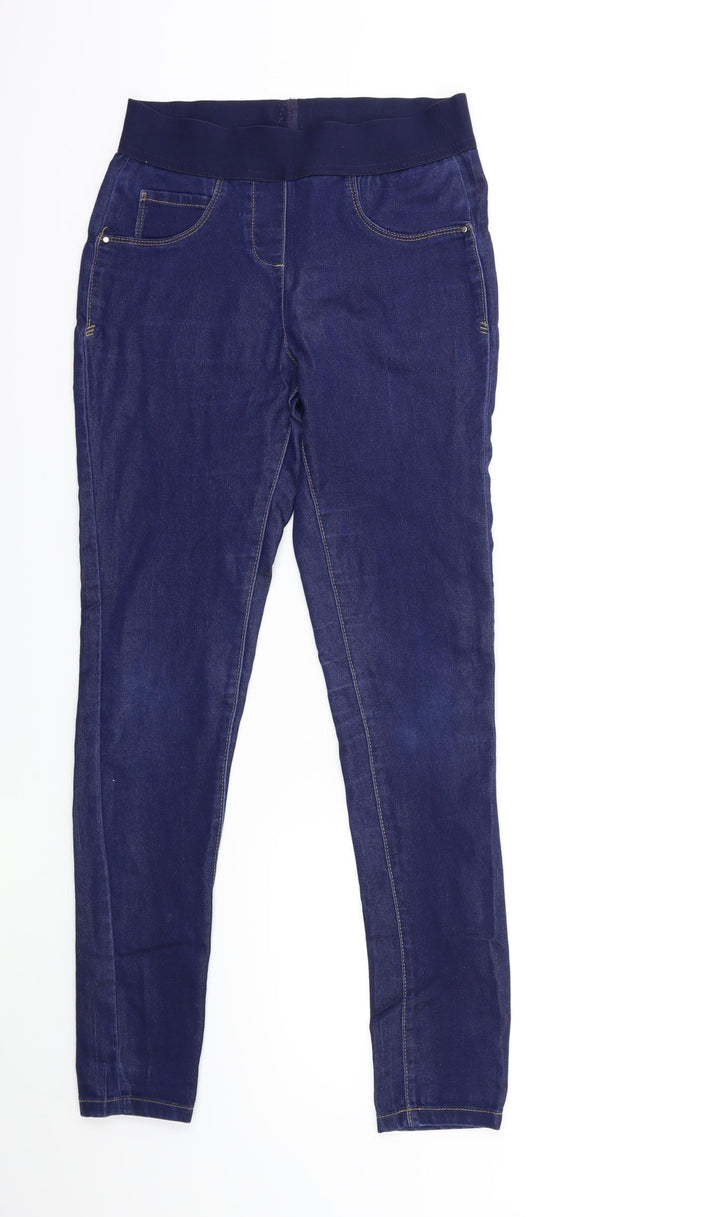 Preworn Womens Blue  Denim Skinny Jeans Size 26 in L28 in