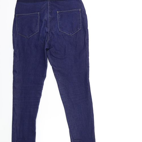 Preworn Womens Blue  Denim Skinny Jeans Size 26 in L28 in