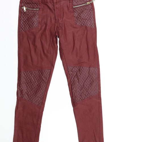 Georgia Womens Red   Trousers  Size S L29 in