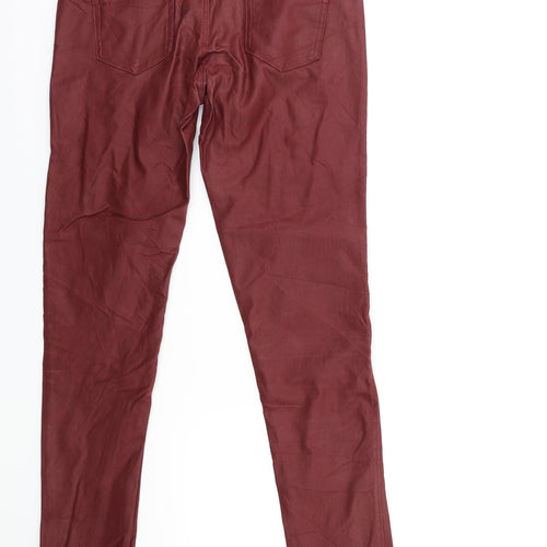 Georgia Womens Red   Trousers  Size S L29 in