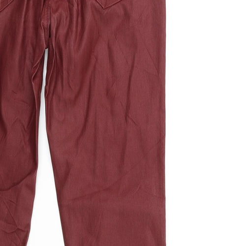 Georgia Womens Red   Trousers  Size S L29 in