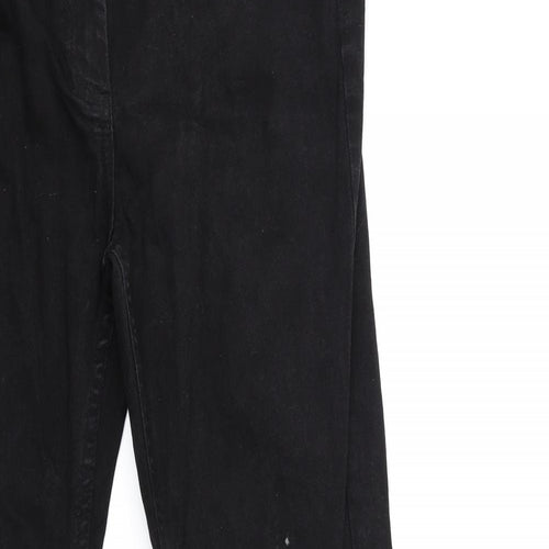 Marks and Spencer Womens Black  Denim Skinny Jeans Size 12 L29 in