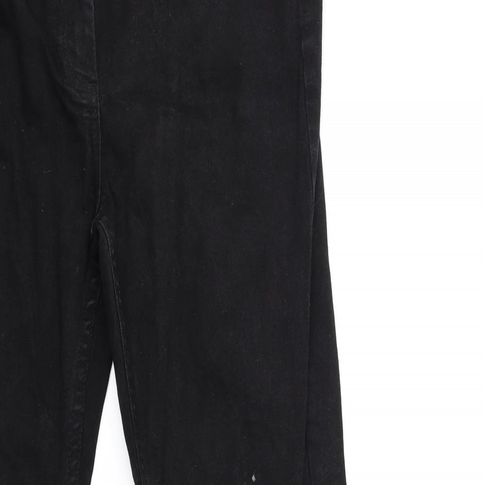 Marks and Spencer Womens Black  Denim Skinny Jeans Size 12 L29 in