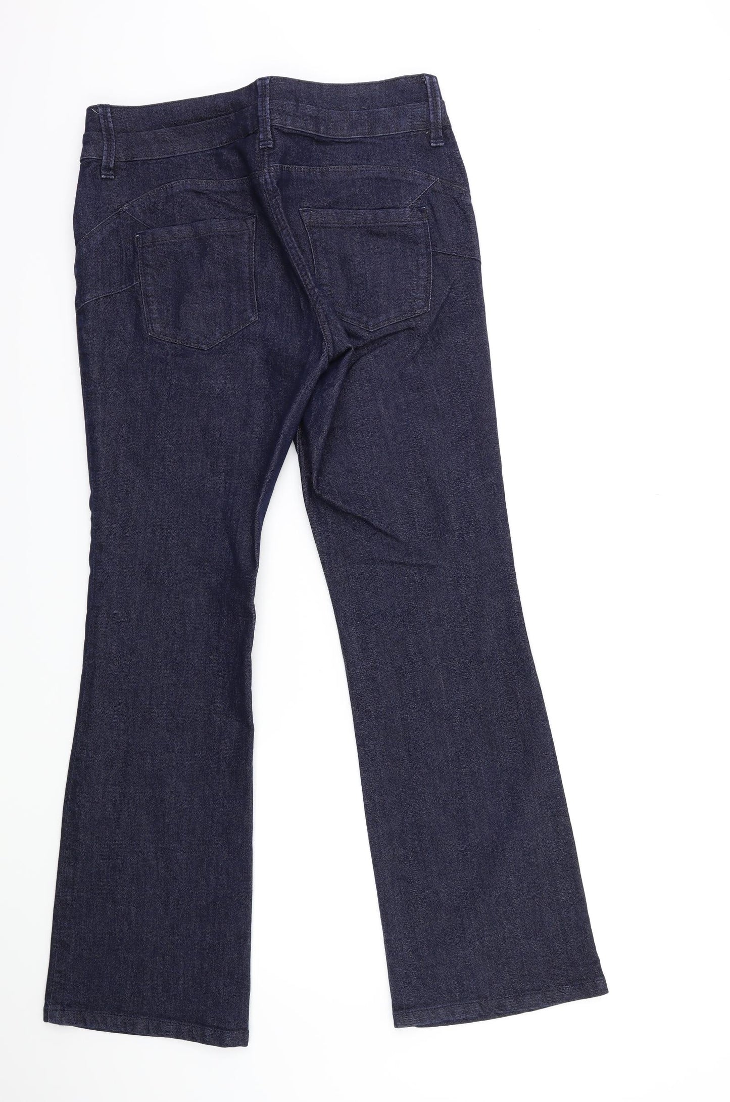 NEXT Womens Blue  Denim Bootcut Jeans Size 14 L30 in