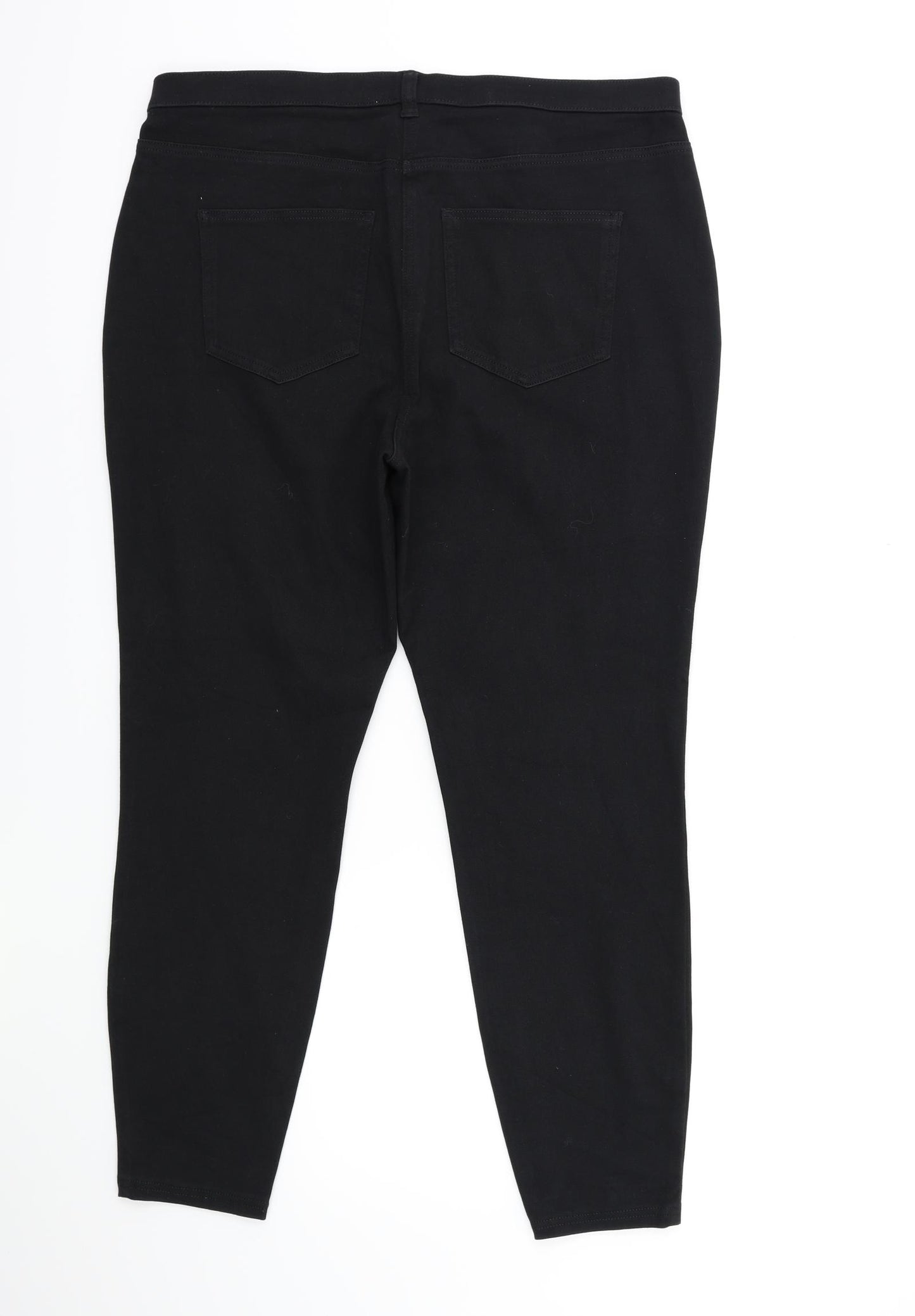 NEXT Womens Black  Denim Jegging Jeans Size 18 L27 in