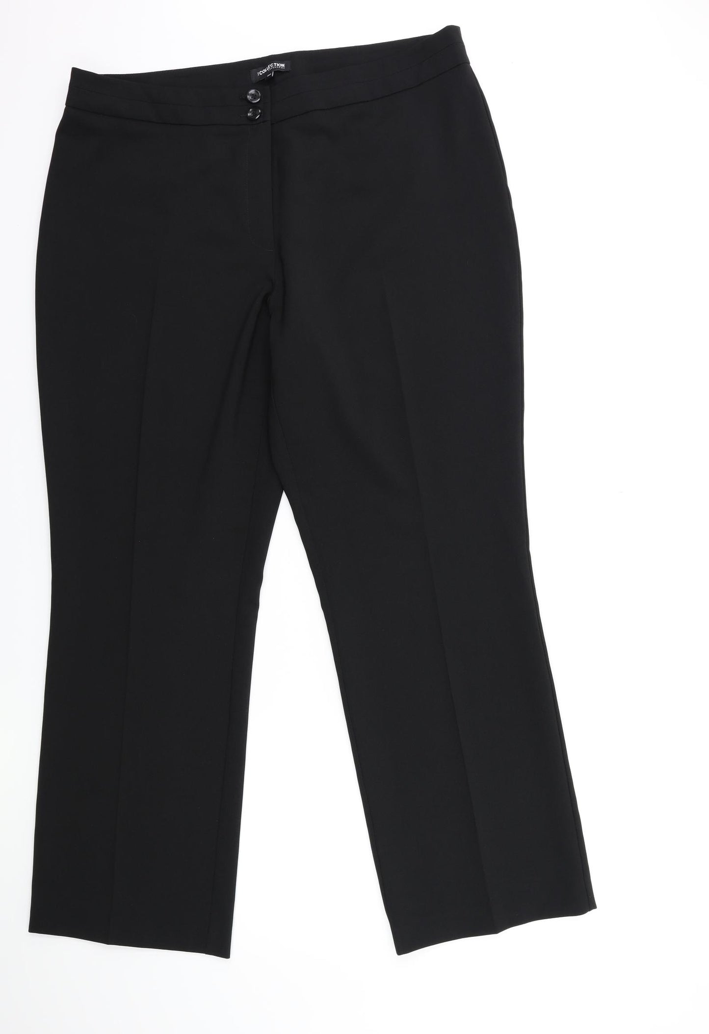 Debenhams Womens Black   Trousers  Size 18 L32 in