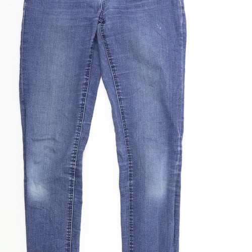 Preworn Womens Blue  Denim Skinny Jeans Size 26 in L28 in
