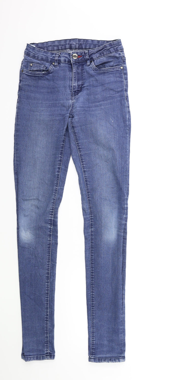 Preworn Womens Blue  Denim Skinny Jeans Size 26 in L28 in