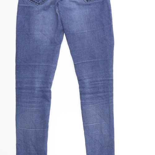 Preworn Womens Blue  Denim Skinny Jeans Size 26 in L28 in