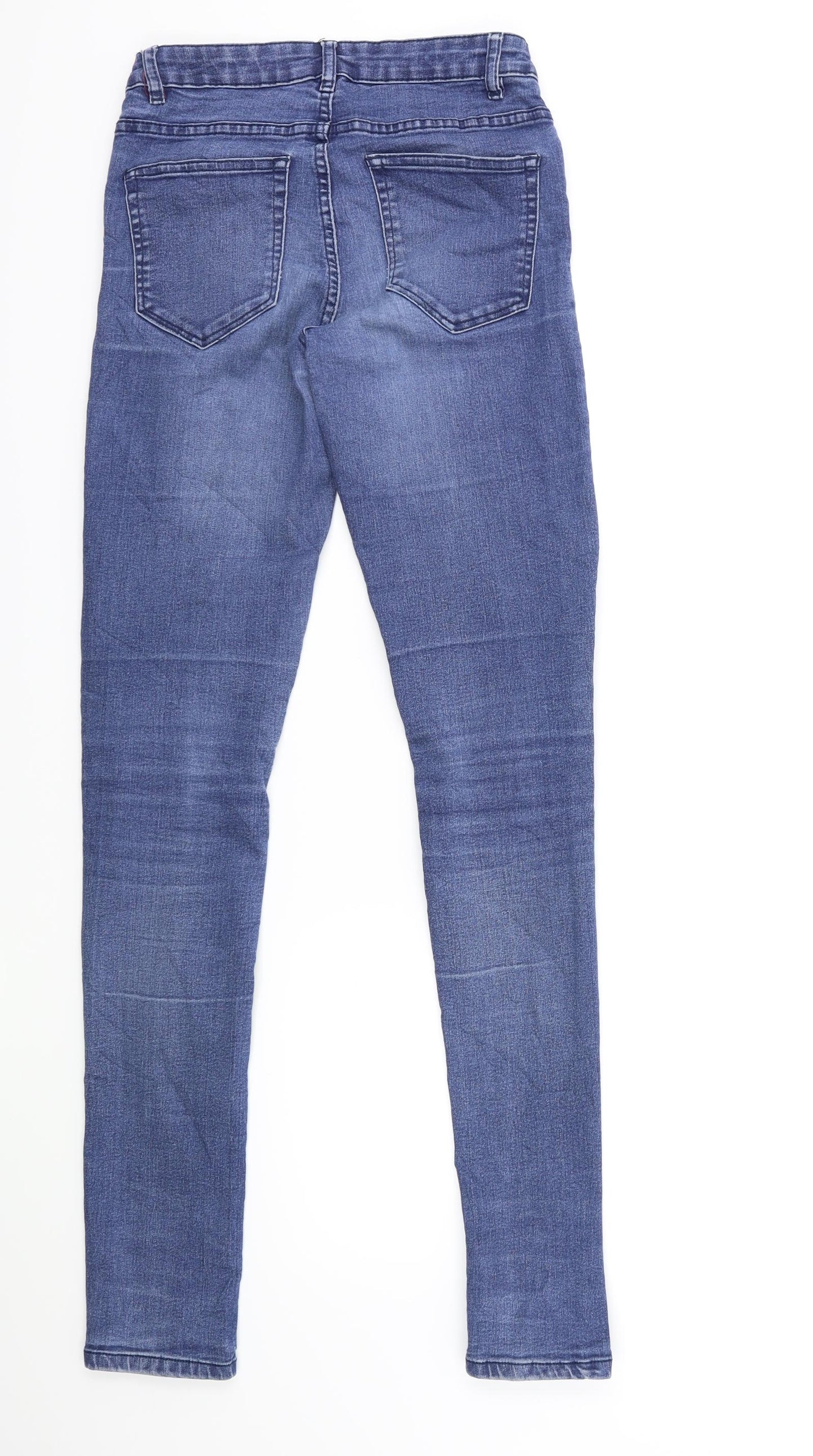 Preworn Womens Blue  Denim Skinny Jeans Size 26 in L28 in