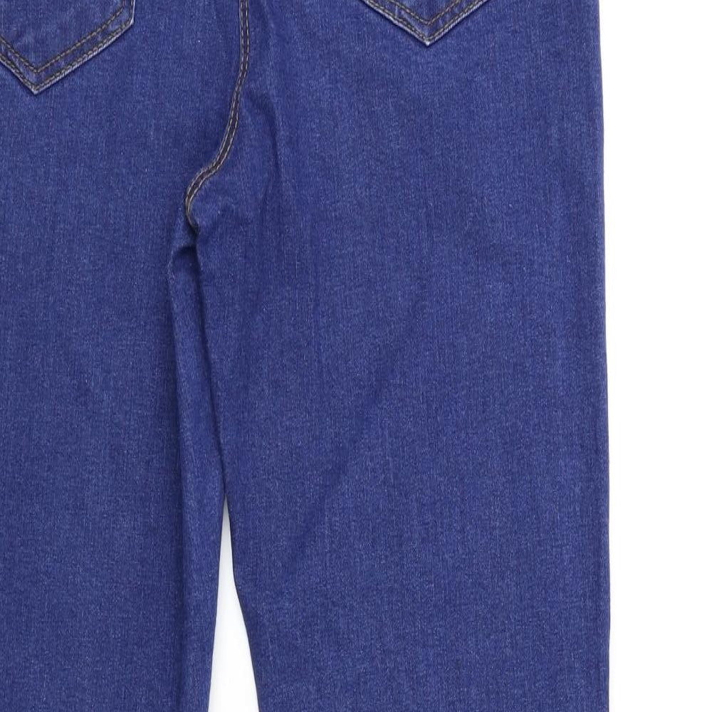 M&Co Womens Blue  Denim Skinny Jeans Size 10 L28 in
