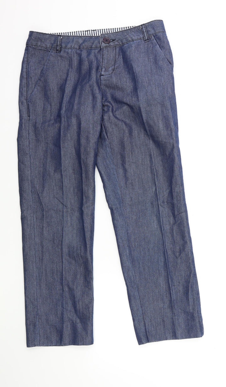 Preworn Womens Blue  Denim Straight Jeans Size 30 in L26 in