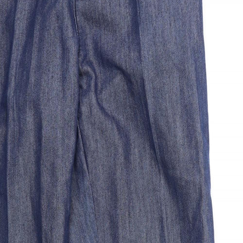 Preworn Womens Blue  Denim Straight Jeans Size 30 in L26 in