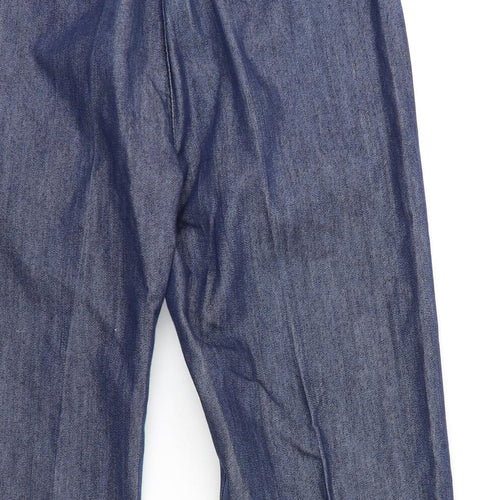 Preworn Womens Blue  Denim Straight Jeans Size 30 in L26 in