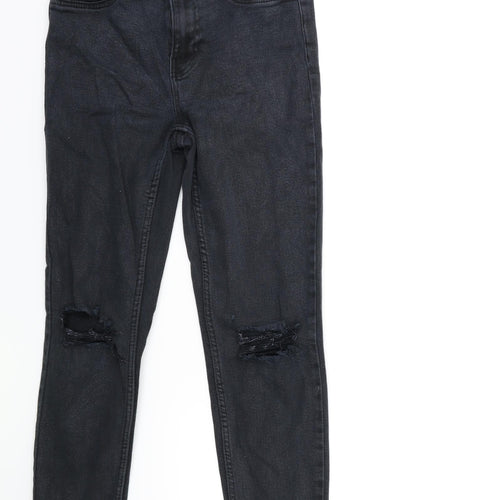 New Look Womens Black  Denim Skinny Jeans Size 10 L25 in