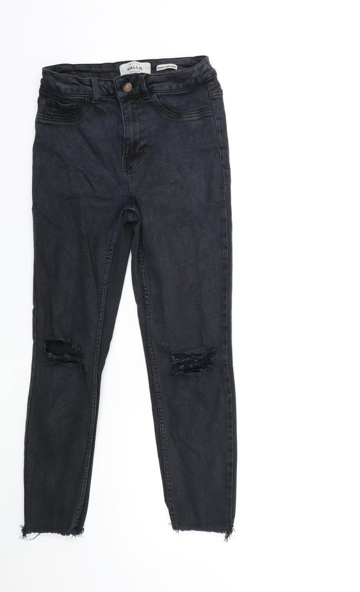 New Look Womens Black Denim Skinny Jeans Size 10 L25 in