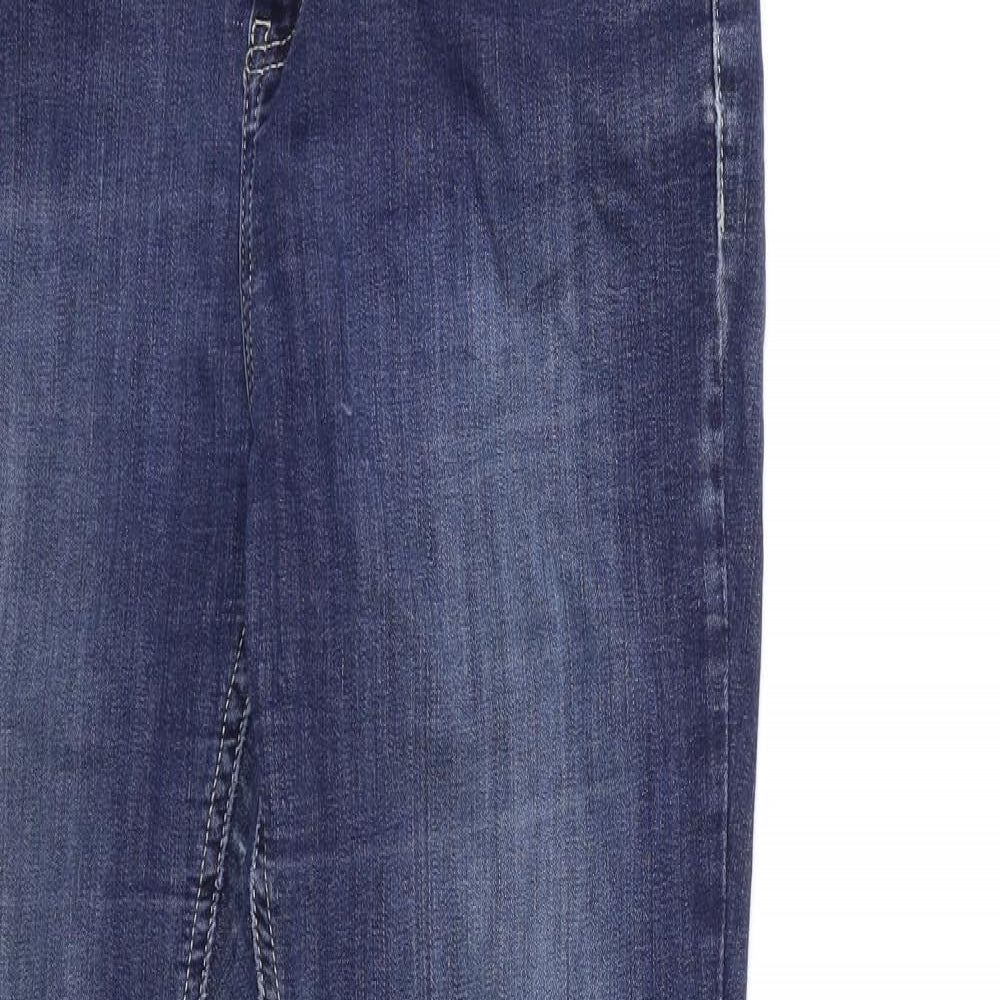 Per Una Womens Blue  Denim Straight Jeans Size 30 in L27 in