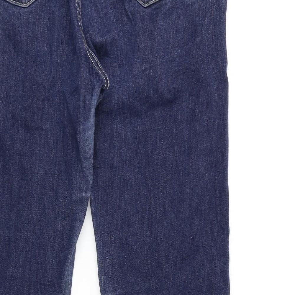 Per Una Womens Blue  Denim Straight Jeans Size 30 in L27 in