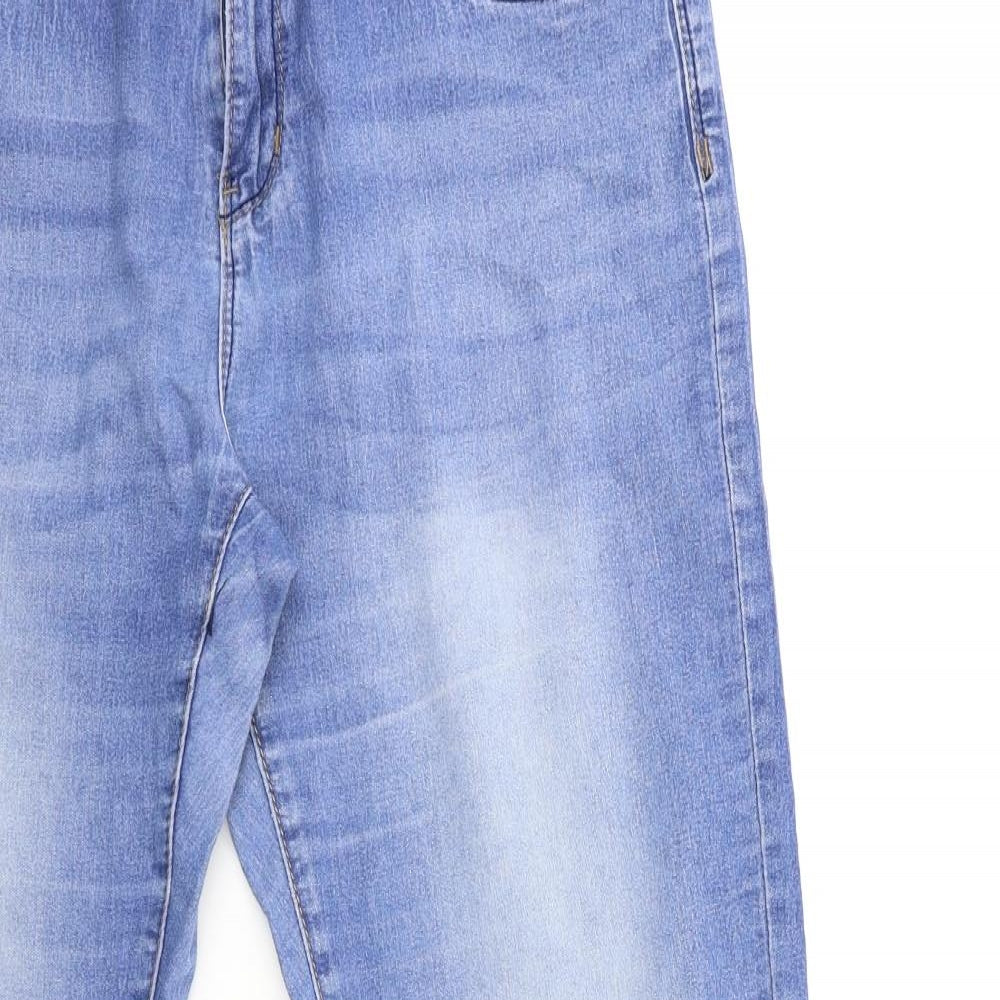 Denim & Co. Womens Blue  Denim Skinny Jeans Size 14 L27 in