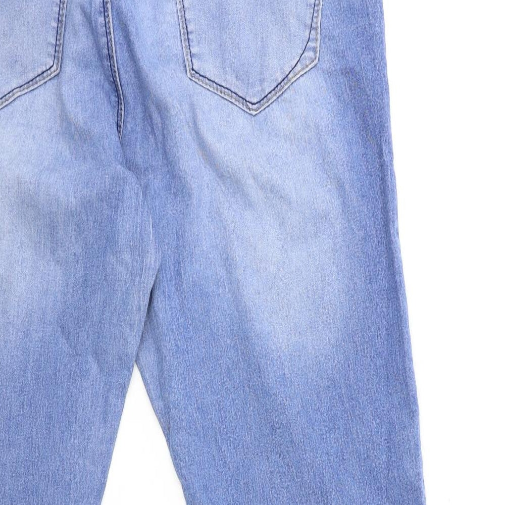 Denim & Co. Womens Blue  Denim Skinny Jeans Size 14 L27 in