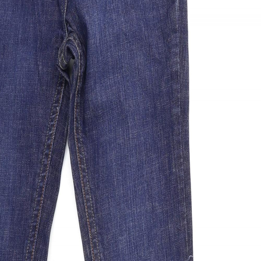 NEXT Womens Blue  Denim Straight Jeans Size 8 L30 in