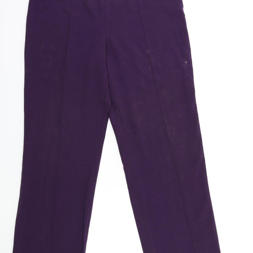 Autonomy Womens Purple   Trousers  Size 12 L28 in
