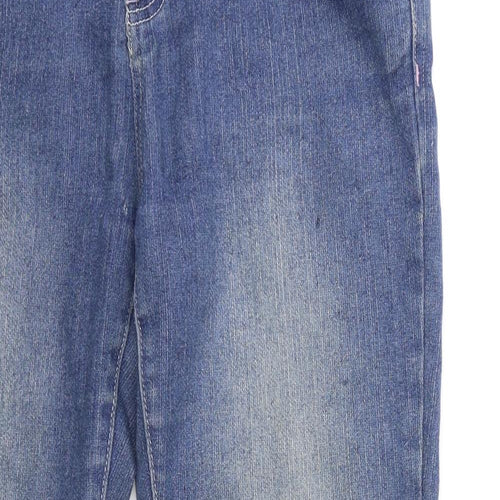Denim & Co. Womens Blue  Denim Mom Jeans Size 12 L24 in