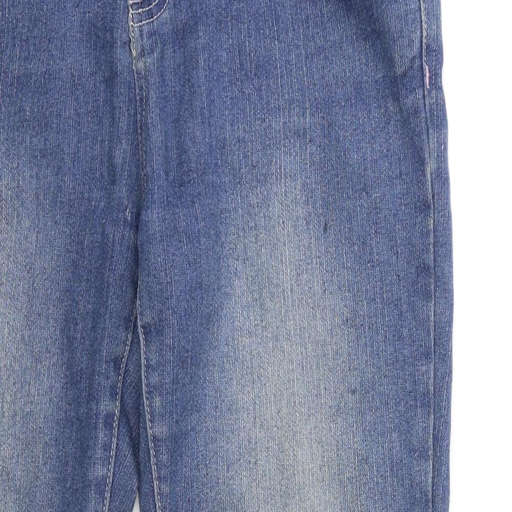 Denim & Co. Womens Blue  Denim Mom Jeans Size 12 L24 in