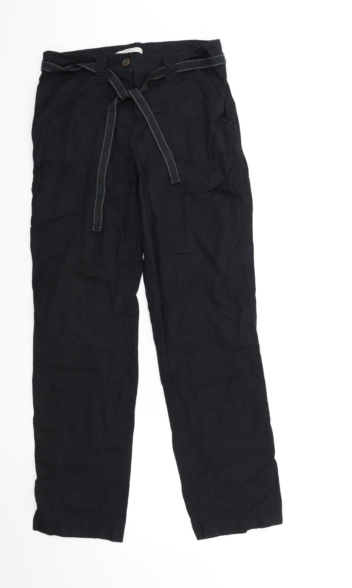 George Womens Black   Trousers  Size 10 L28 in