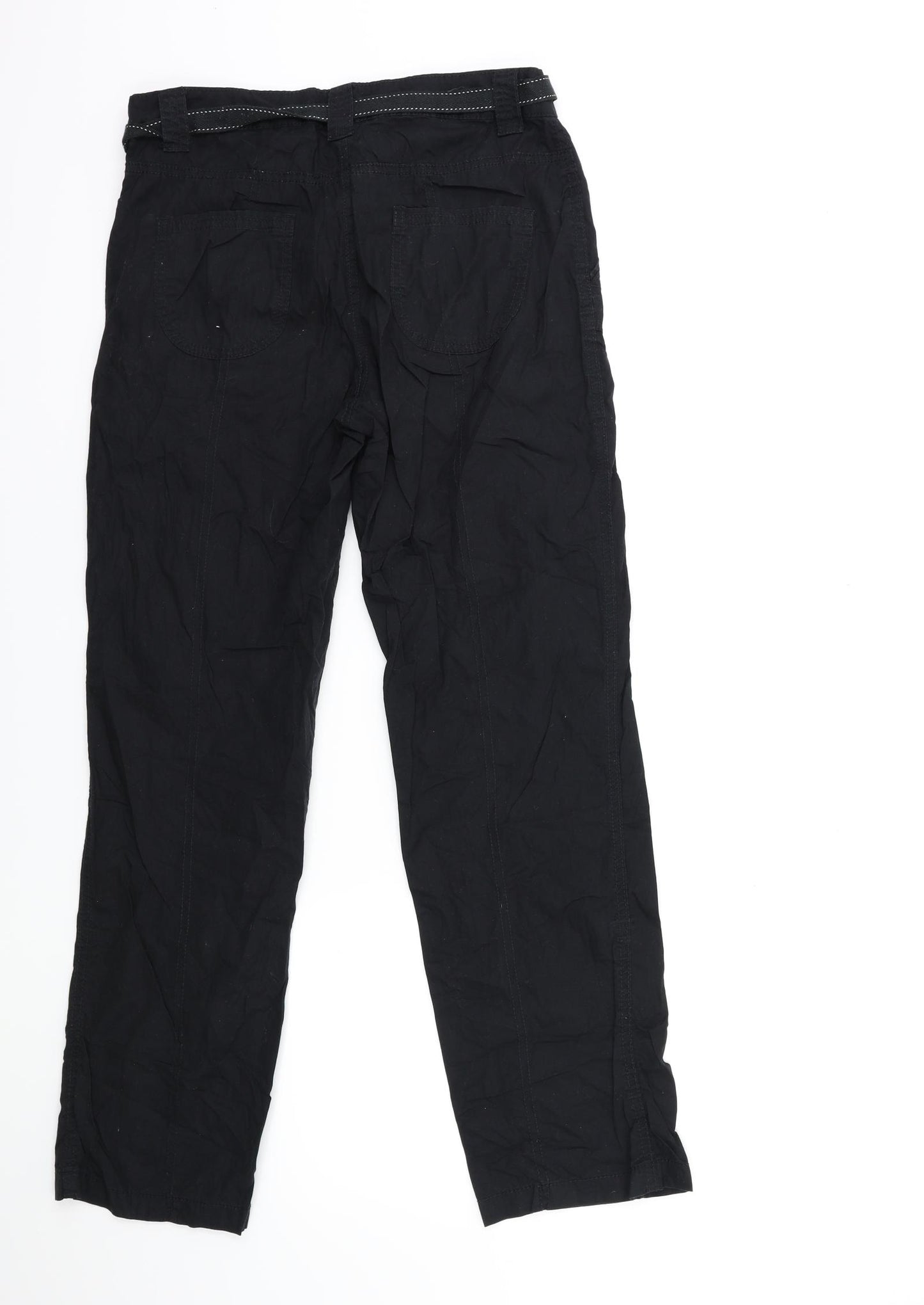 George Womens Black   Trousers  Size 10 L28 in
