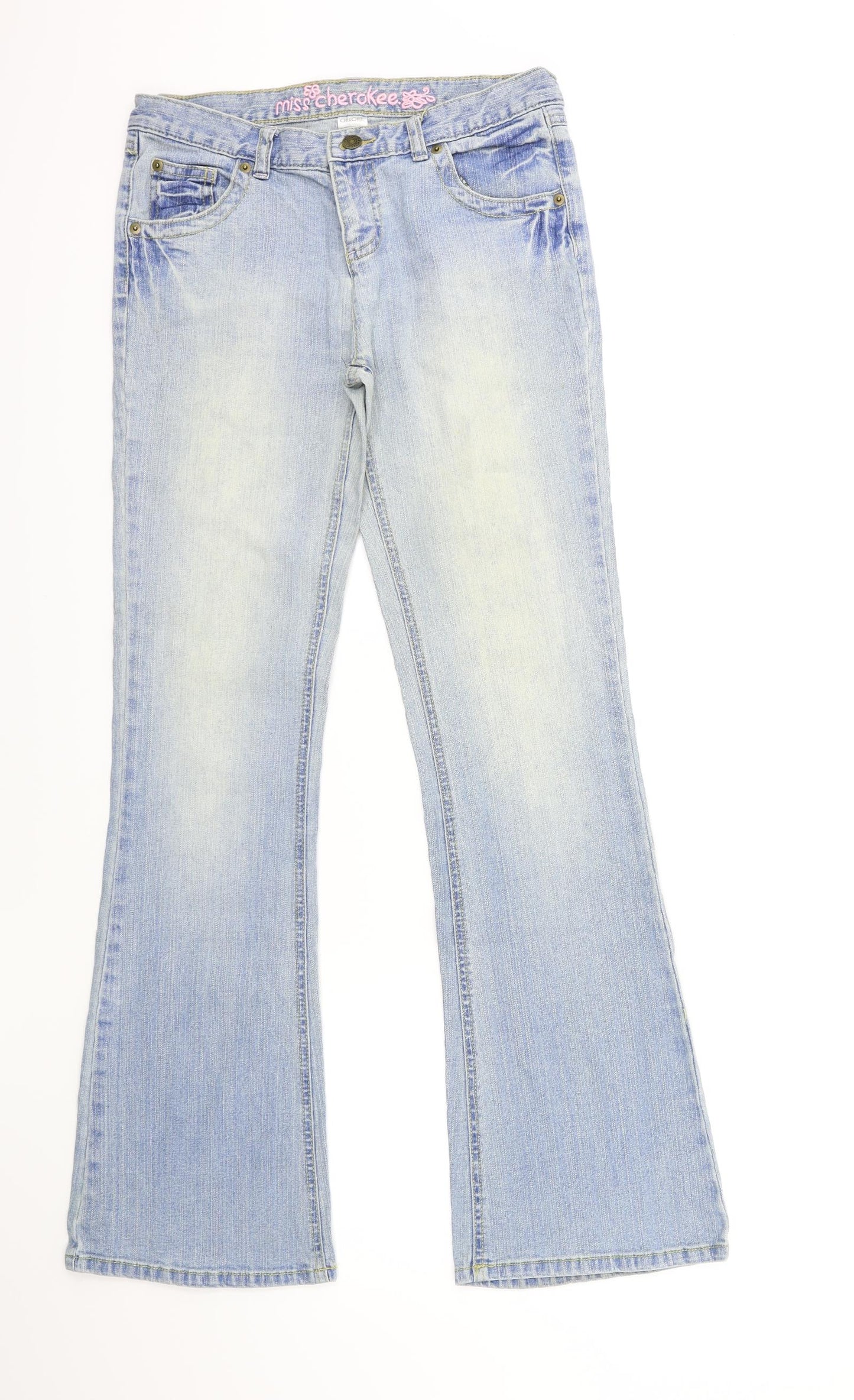 Cherokee Girls Blue  Denim Flared Jeans Size 13-14 Years
