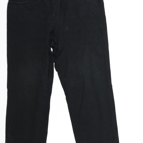 SHE Womens Black  Denim Tapered Jeans Size 14 L26 in