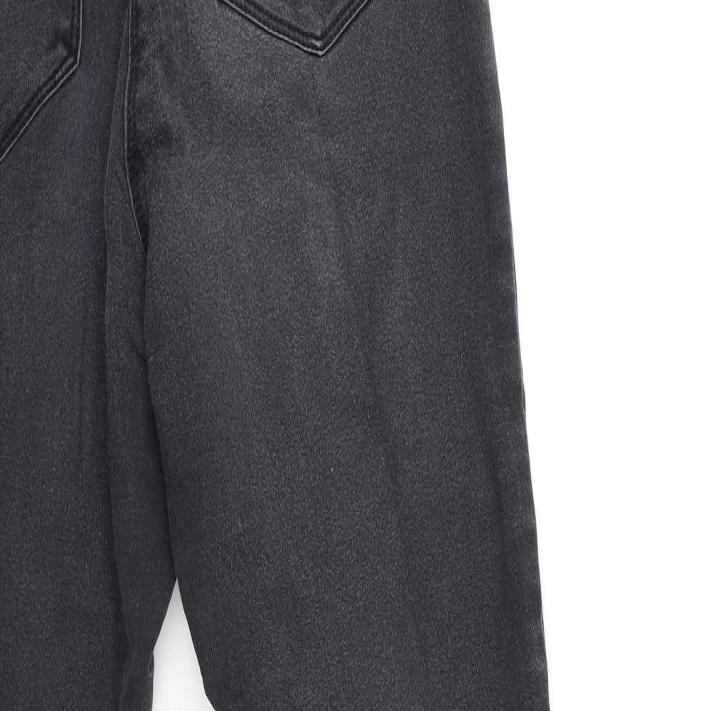 Papaya Womens Grey  Denim Skinny Jeans Size 10 L26.5 in